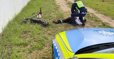 20-latek uciekał hulajnogą przed policjantami